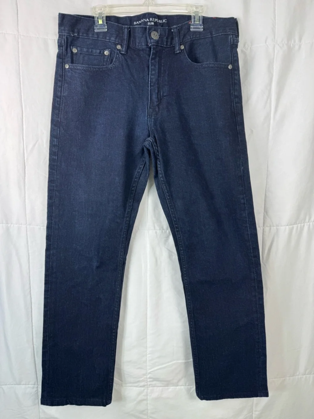 Banana Republic Slim Jeans‎ 31x32 Dark Wash Stretch Denim Men